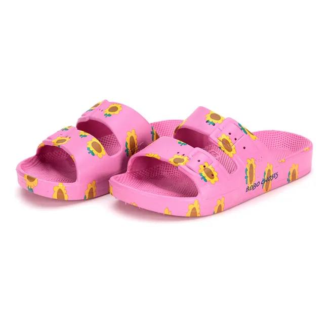 Bobo Choses X Freedom Moses Sunflower Sandals | Pink
