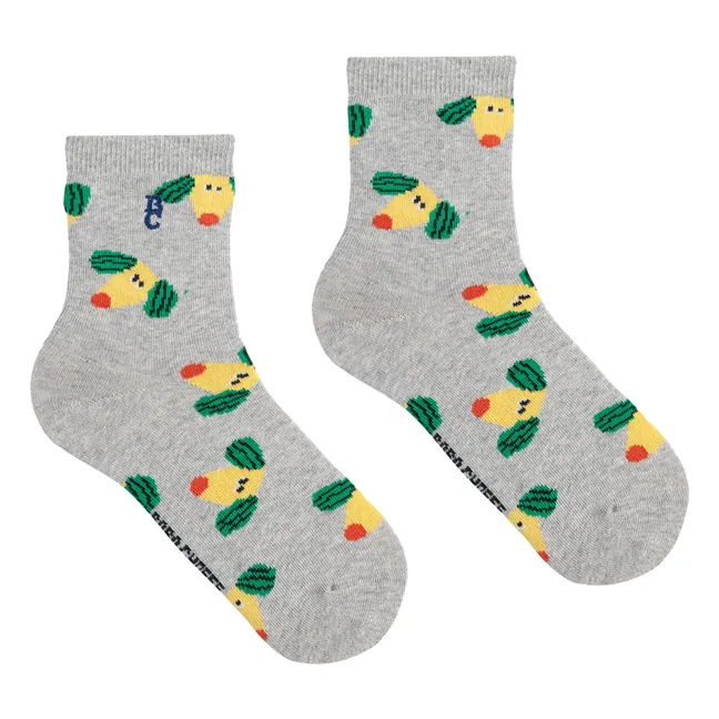 Calcetines de algodón ecológico para perros | Gris Jaspeado