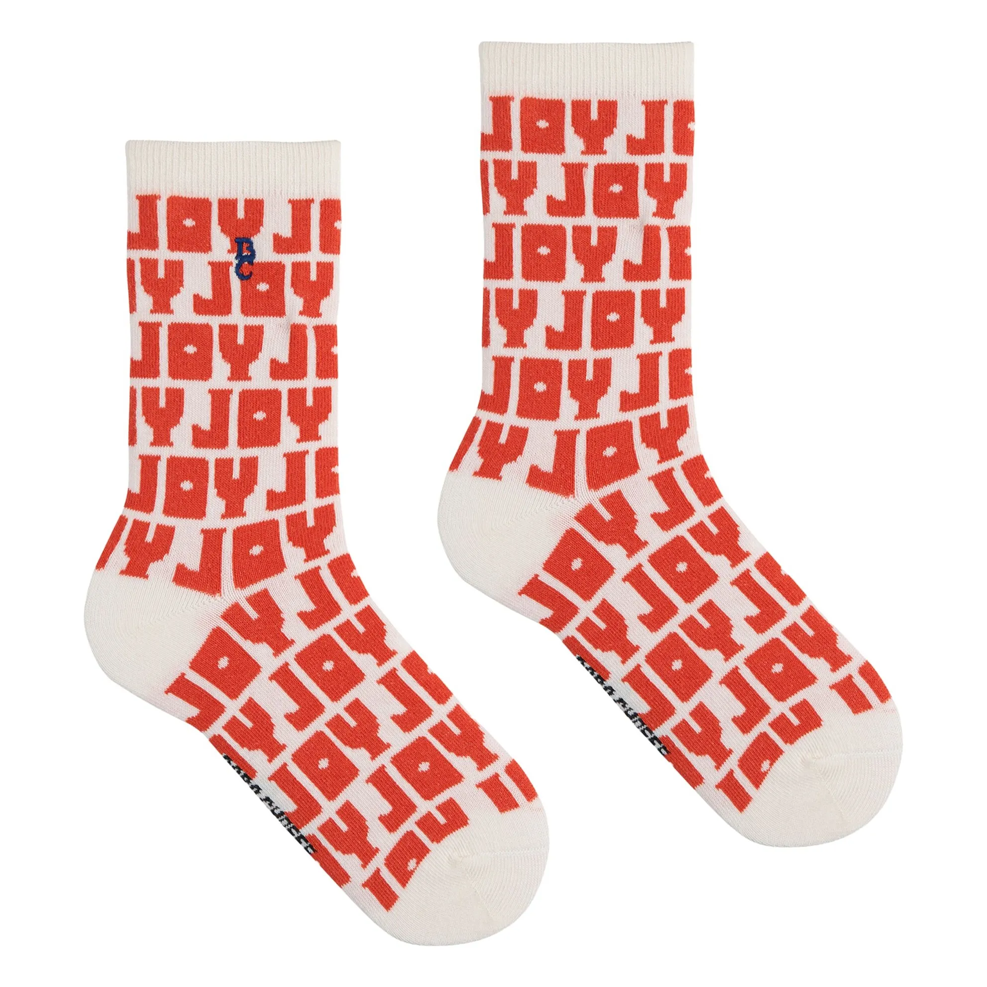 Bobo Choses Ecru Joy Organic Cotton Socks