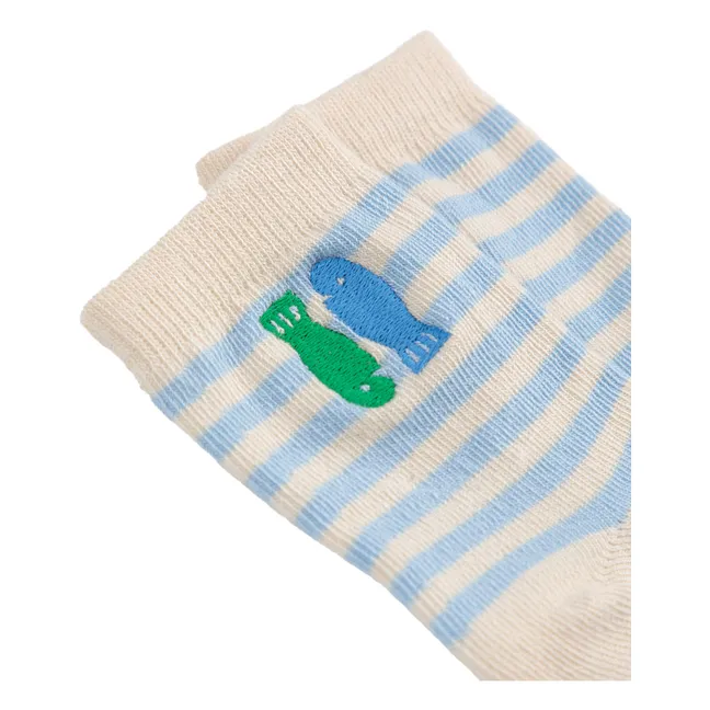 Calcetines pez de algodón ecológico | Crudo
