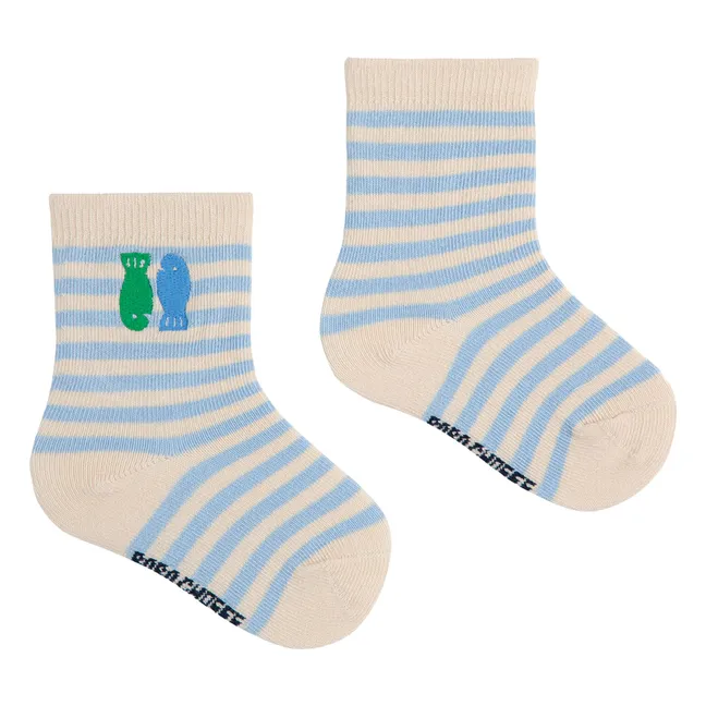 Socken Fisch Bio-Baumwolle | Seidenfarben