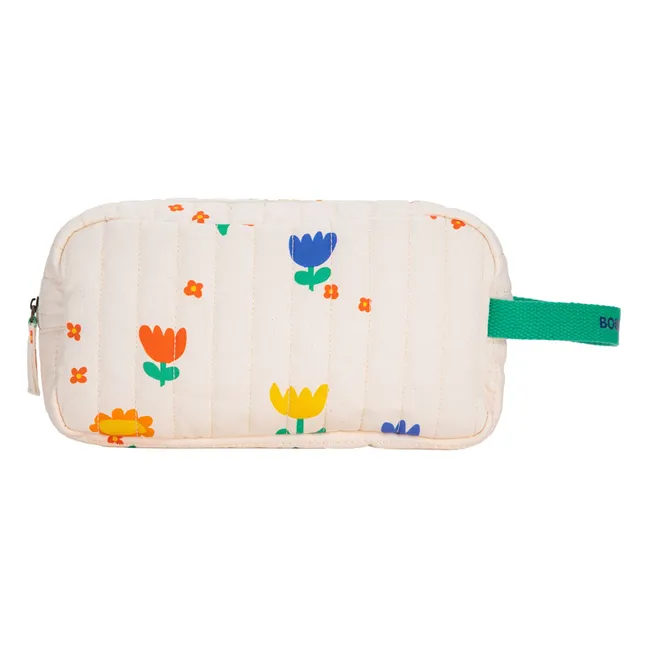 Trousse Fleurs | Ecru