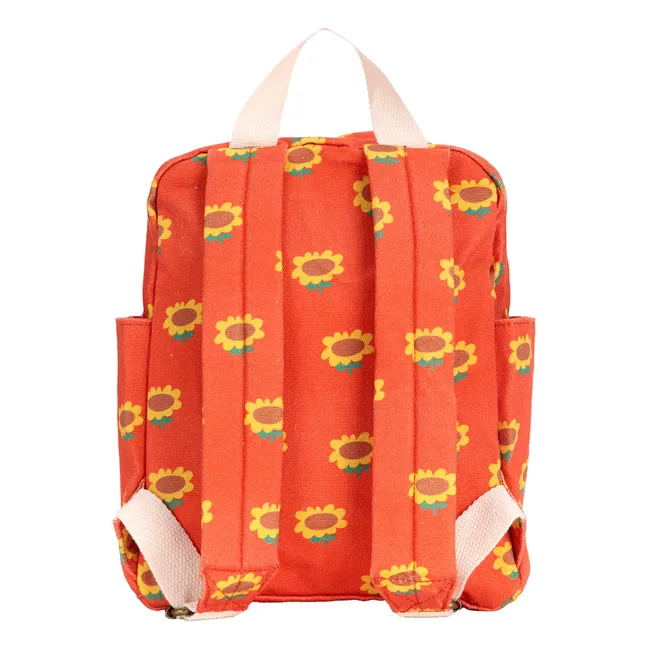 Sac à Dos Tournesol Coton Bio | Rouge