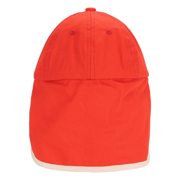 Casquette Escargot Fibres Recyclées | Rouge- Image produit n°2