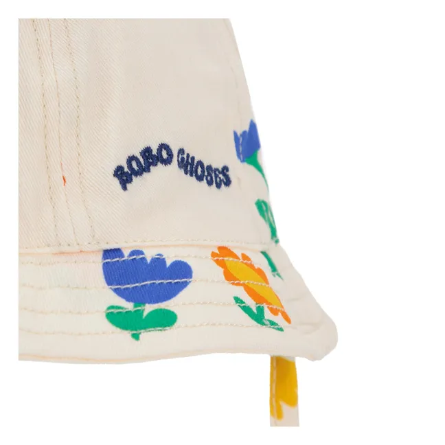 Chapeau Fleurs | Ecru