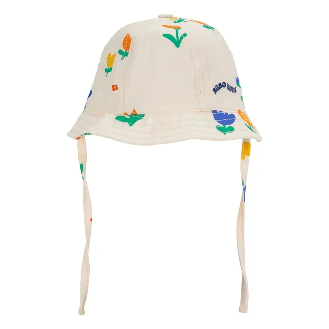 Chapeau Fleurs | Ecru