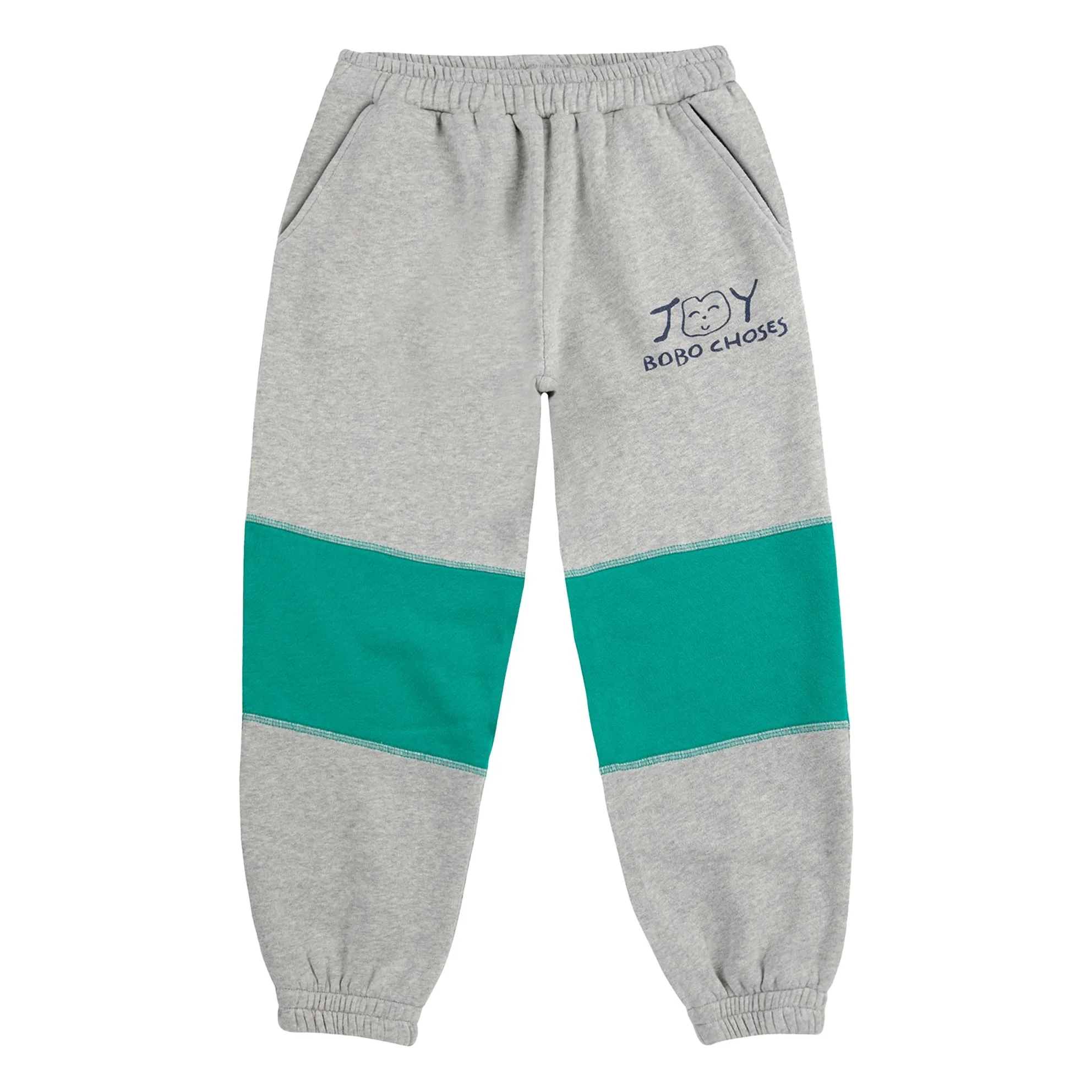 Bobo Choses Heather Grey Organic Cotton Headband Jogger