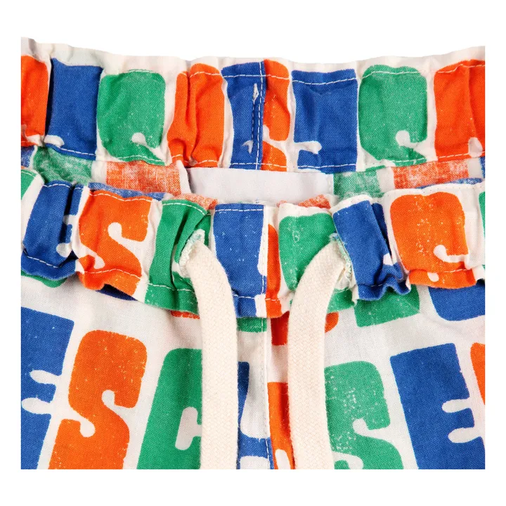 Short Choses Coton Bio | Ecru- Image produit n°3