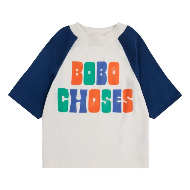 T-Shirt Ranglan Coton Bio | Blanc
