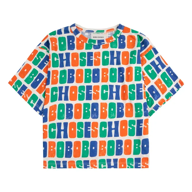 T-Shirt Choses Coton Bio | Blanc