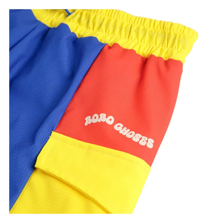 Short de Bain Colorblock | Bleu- Image produit n°4