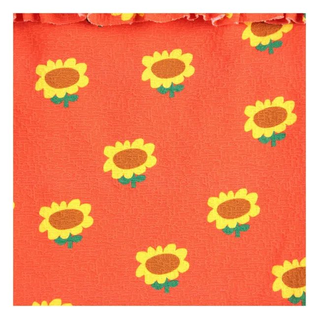 Maillot de Bain Tournesol Fibres Recyclées | Rouge