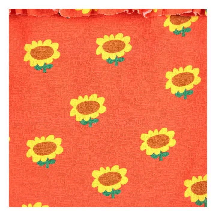 Maillot de Bain Tournesol Fibres Recyclées | Rouge- Image produit n°4