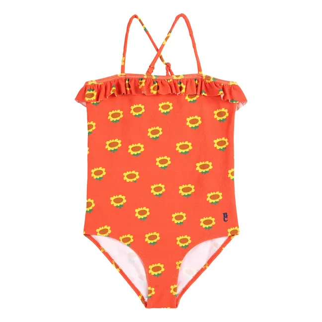 Sunflower Swimsuit Recycled Fibers | Red