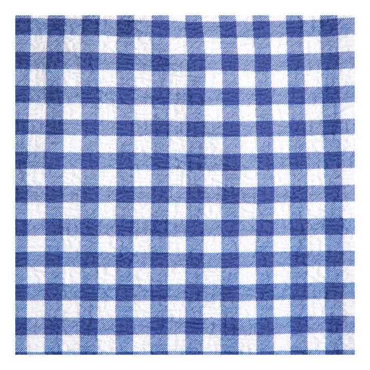 Maillot de Bain Vichy Fibres Recyclées | Bleu marine- Image produit n°6