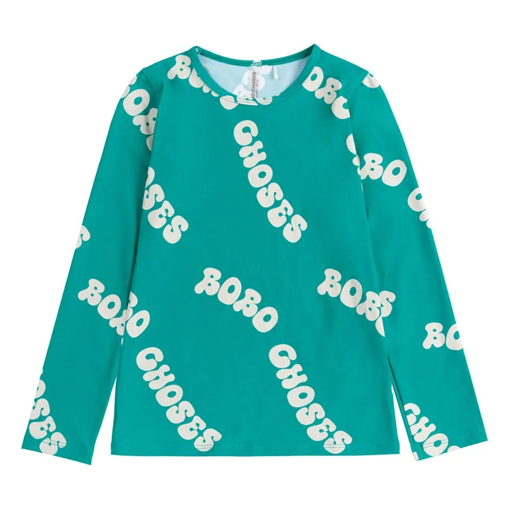 T-Shirt Anti-UV Bobo Fibres Recyclées | Vert- Image produit n°0