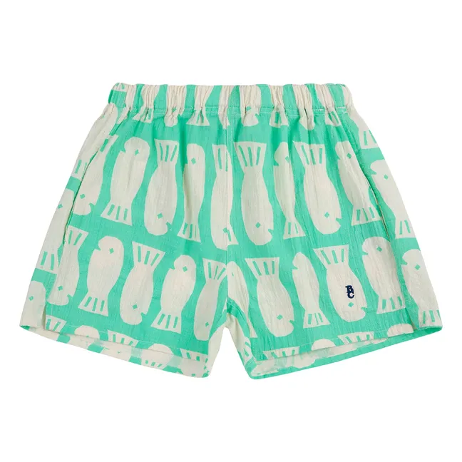 Shorts Poisson Voile aus Bio-Baumwolle | Grün