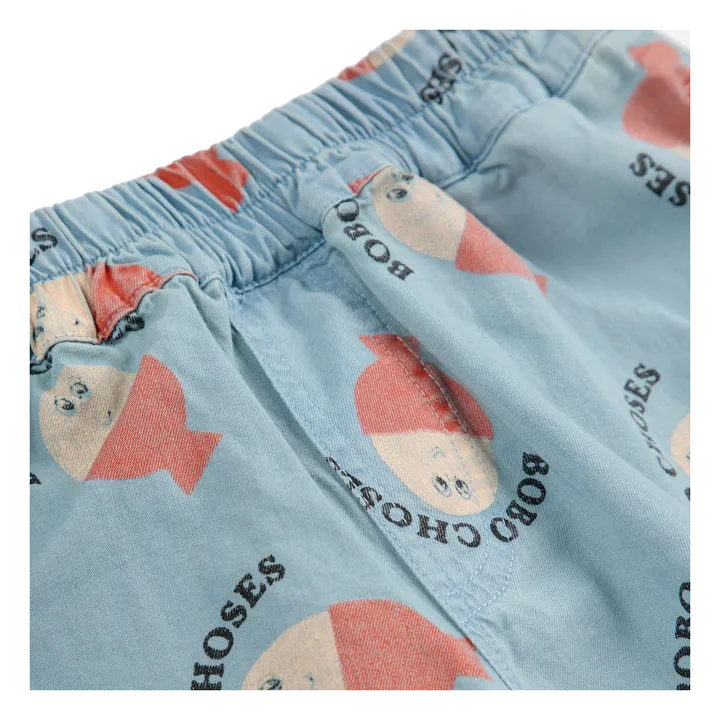 Short Bobo Denim Léger | Bleu- Image produit n°3