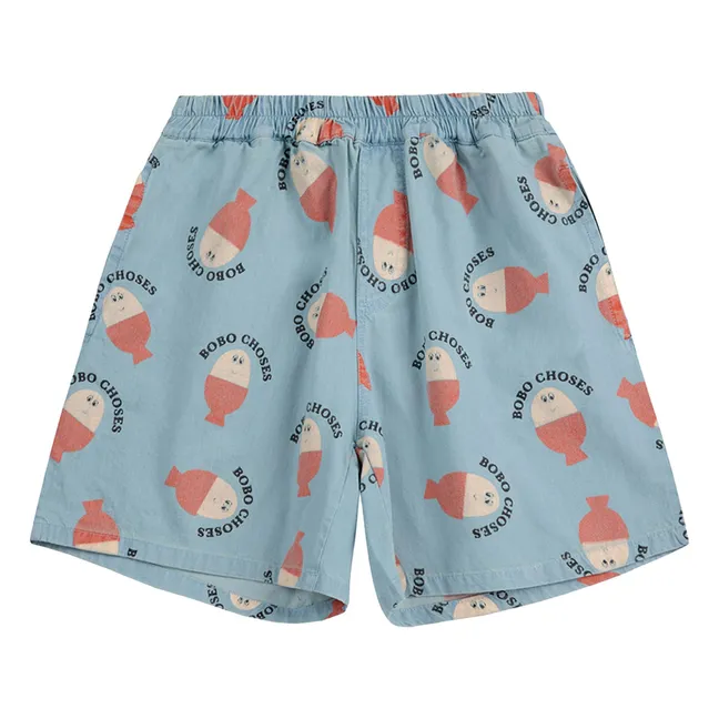 Short Bobo Denim Léger | Bleu