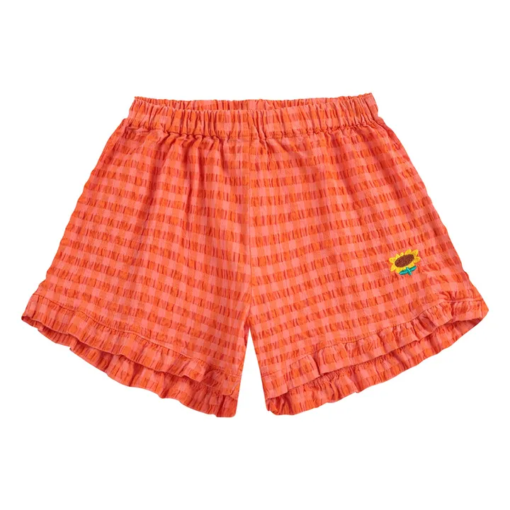 Short Vichy | Corail- Image produit n°0