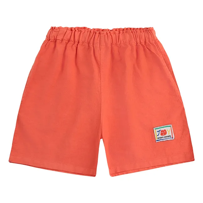 Short Coton Bio | Rouge