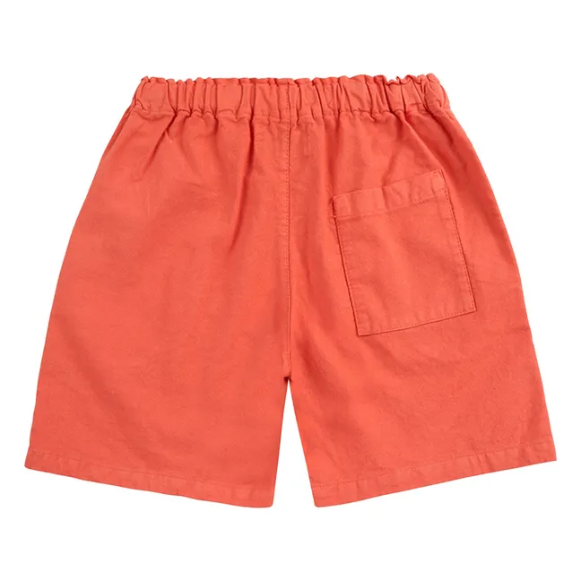Short Coton Bio | Rouge