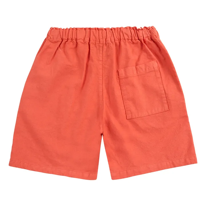 Short Coton Bio | Rouge- Image produit n°3