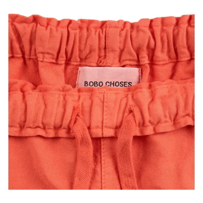 Short Coton Bio | Rouge