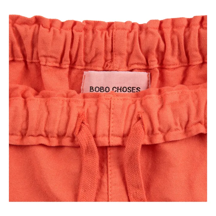 Short Coton Bio | Rouge- Image produit n°4