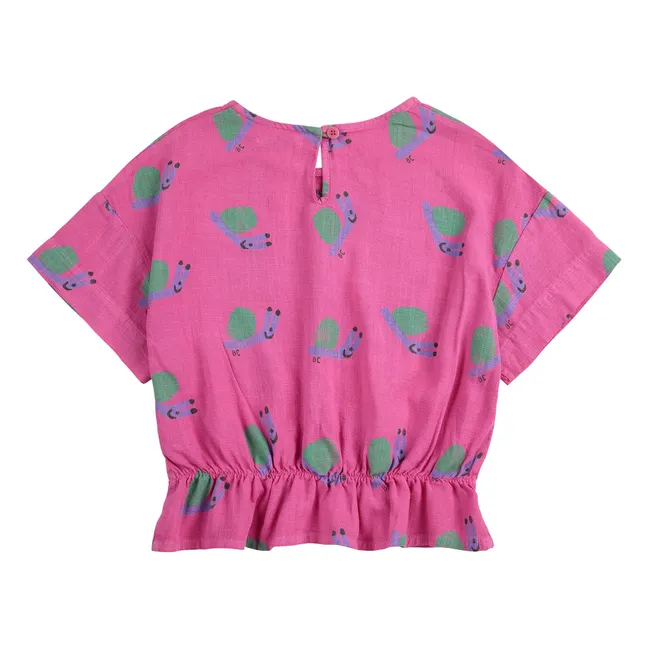 Snail blouse | Fuchsia