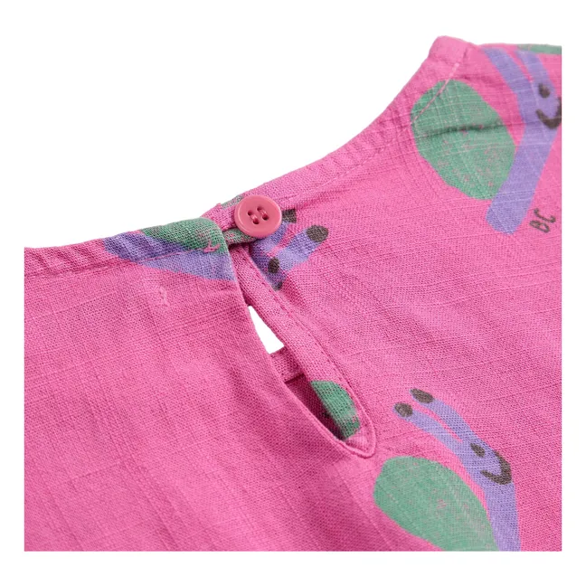 Snail blouse | Fuchsia