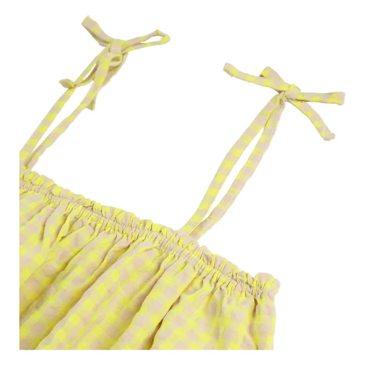 Top Vichy | Jaune- Image produit n°3