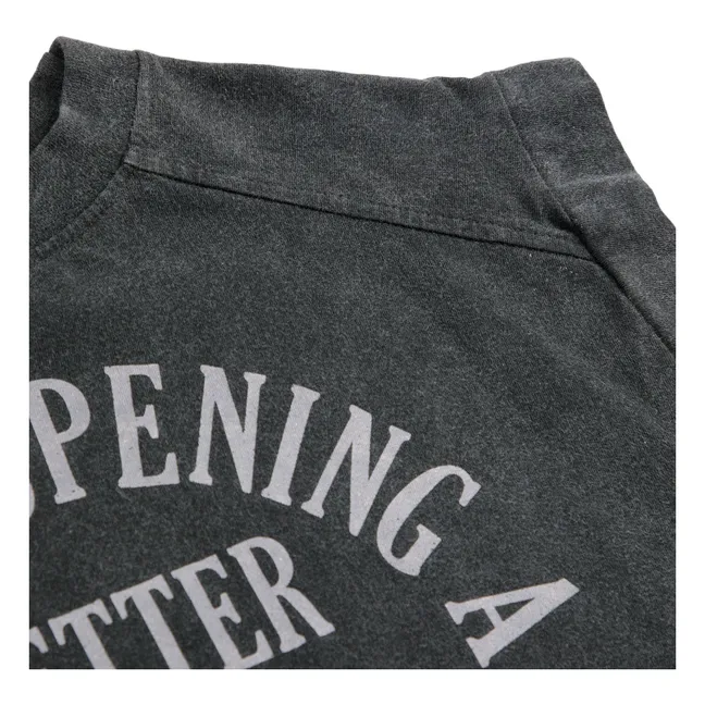 Joy Organic Cotton T-Shirt | Charcoal grey
