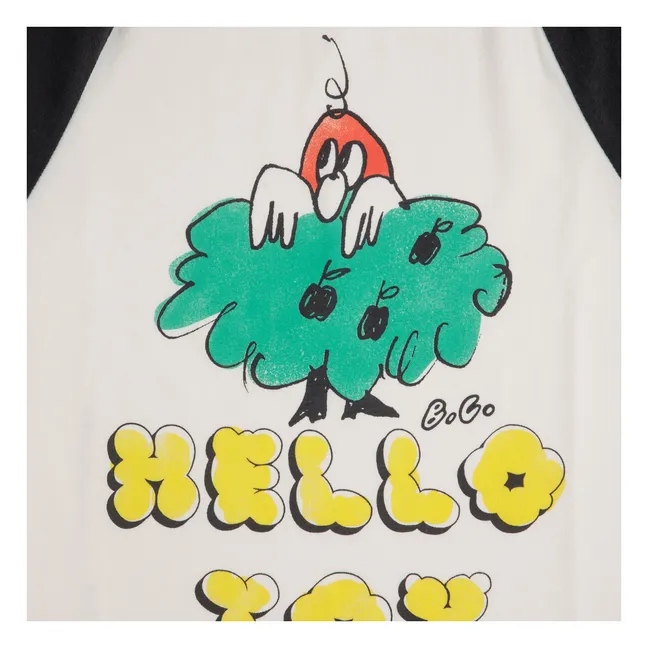 Maglietta Hello Joy Cotone organico | Nero