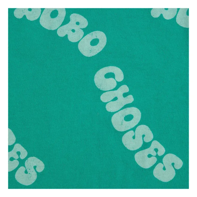 Recycled Fiber Logo T-Shirt | Green