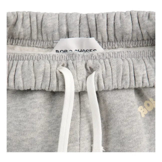 Joggers de algodón ecológico | Gris Jaspeado