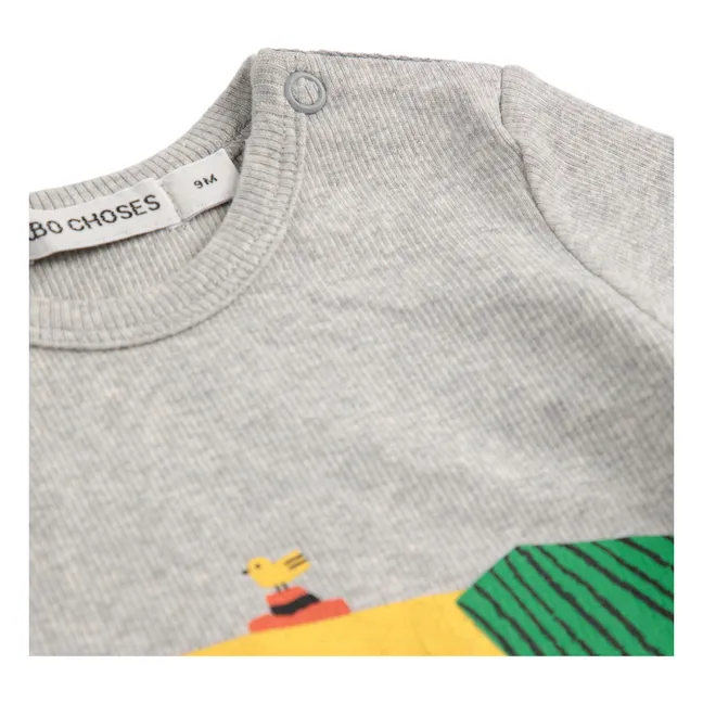 Body Dog Algodón Ecológico | Gris Jaspeado