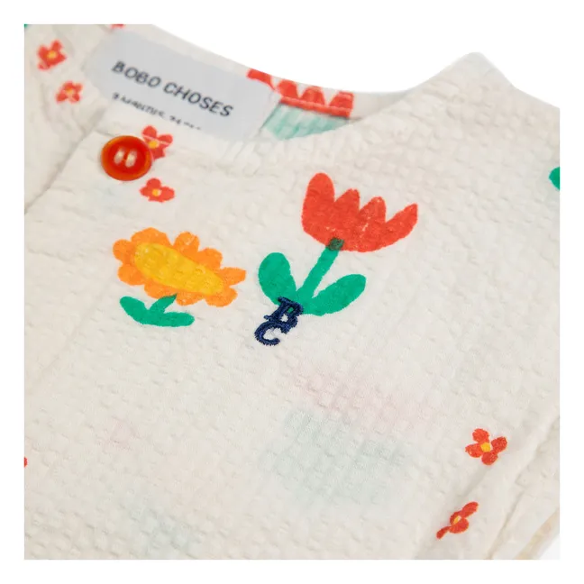 Mono de flores | Blanco