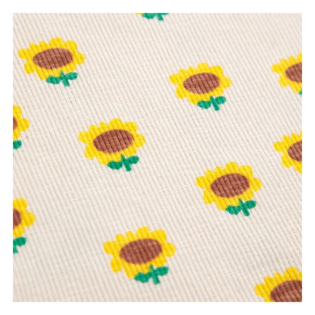 Sonnenblumen-T-Shirt | Seidenfarben