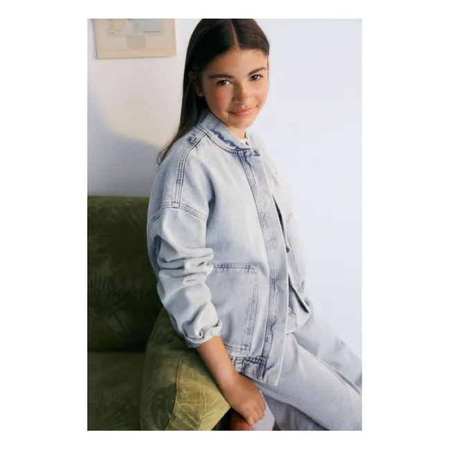 Bomber Chios Denim | Denim bleached