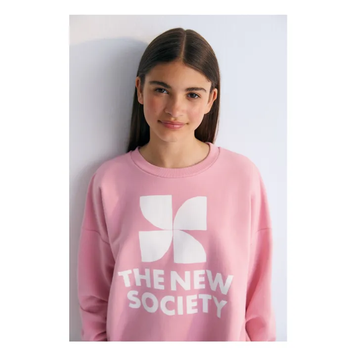 Mykonos Logo Sweat | Candy pink- Product image n°1