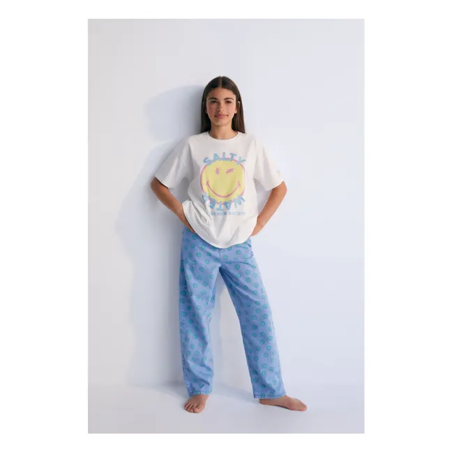 Camiseta Smiley Baby | Blanco