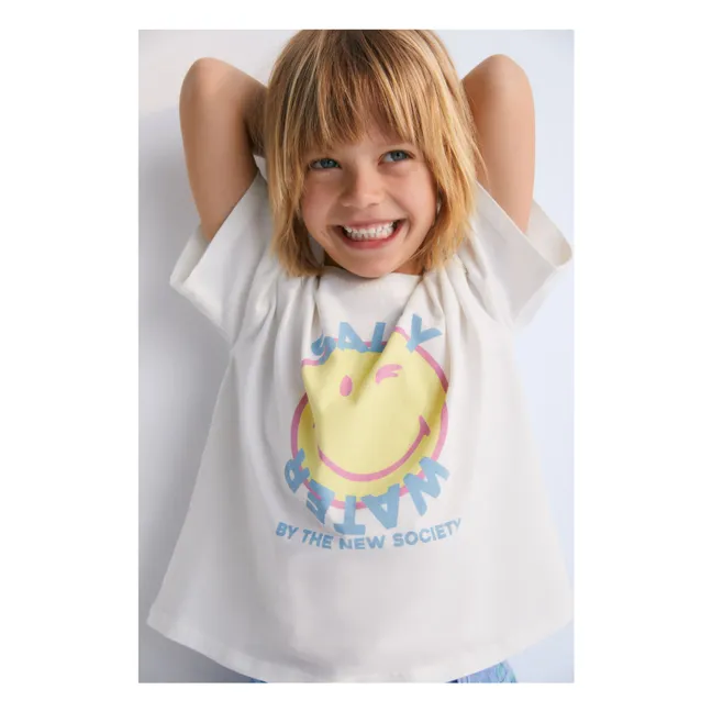 Camiseta Smiley Baby | Blanco