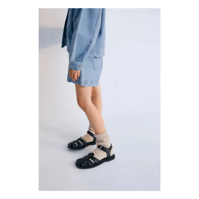 Short Niobe Denim | Bleu jean