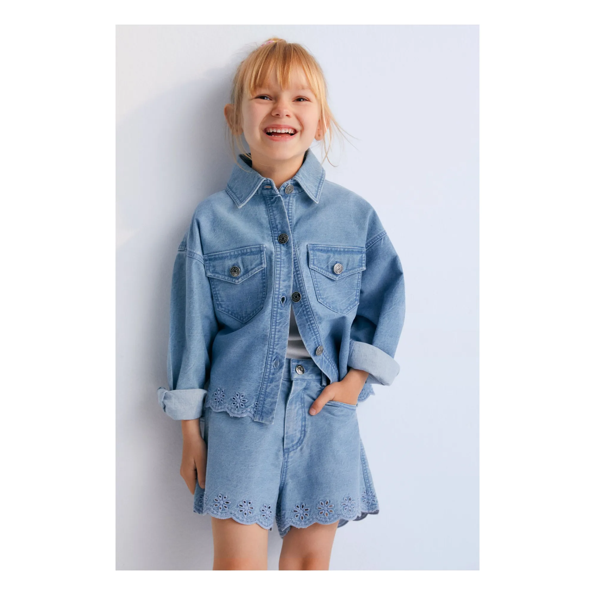 The New Society Denim Blue Niobe Denim Shirt