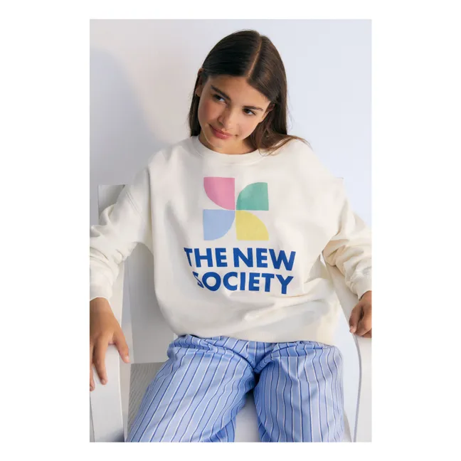 Sudadera con logo Mykonos Baby | Crudo