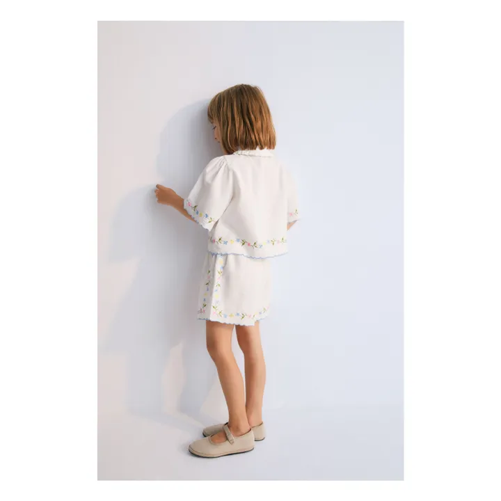 Blusa anudada Hermione | Blanco- Imagen del producto n°2