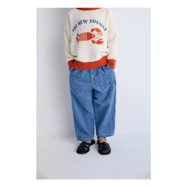 Pull Homard Cristel Coton Bio  | Ecru
