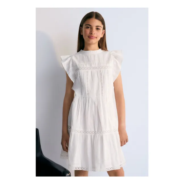 Robe Ajourée Corfu | Blanc