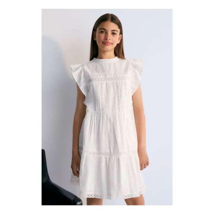 Robe Ajourée Corfu | Blanc- Image produit n°1